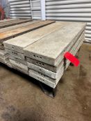 (10) 10" x 4' Wall-Ties aluminum concrete forms, smooth, 6-12 hole pattern, located in Mt. Pleasant,