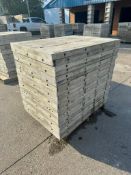 (20) 3' x 4' with brick ledge Wall-Ties aluminum concrete forms, smooth, 6-12 hole pattern,