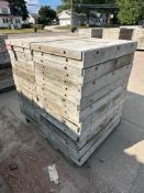 (40) 3' x 2' with brick ledge Wall-Ties aluminum concrete forms, smooth, 6-12 hole pattern,
