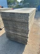 (20) 3' x 8' Wall-Ties aluminum concrete forms, smooth, 6-12 hole pattern, located in Mt.