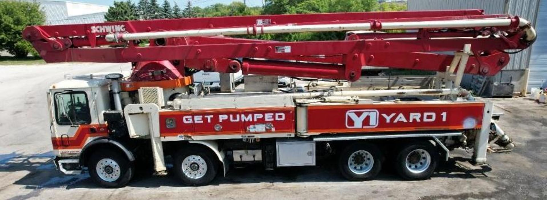 1998 Schwing S45 SX-125 45m on 1999 Mack MR688S 8x4 concrete pump truck, Mack 6 cylinder 12.0 L - Image 4 of 88