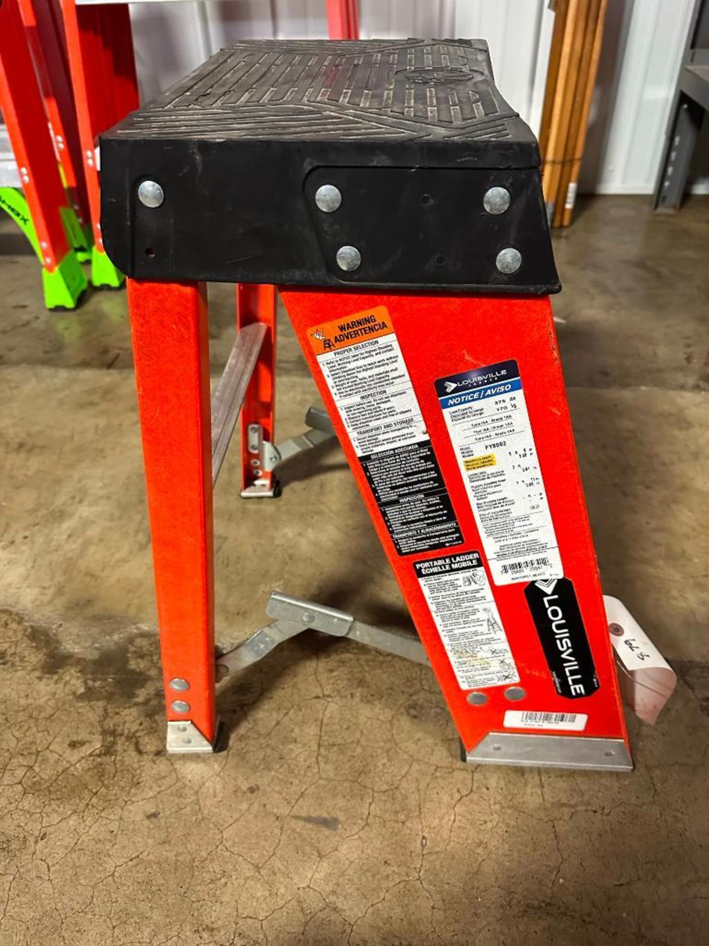 Louisville 2' step ladder, model FY8002, located in Mt. Pleasant, IA. - Image 3 of 4