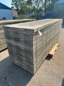 (20) 3' x 10' Wall-Ties aluminum concrete forms, smooth, 6-12 hole pattern, located in Mt. Pleasant,