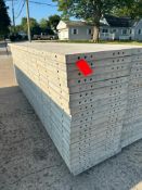 (20) 2' x 12' Wall-Ties aluminum concrete forms, smooth, 6-12 hole pattern, located in Mt. Pleasant,