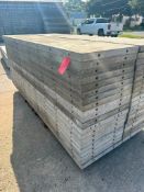 (20) 2' x 9' laydowns Wall-Ties aluminum concrete forms, smooth, 6-12 hole pattern, located in Mt.