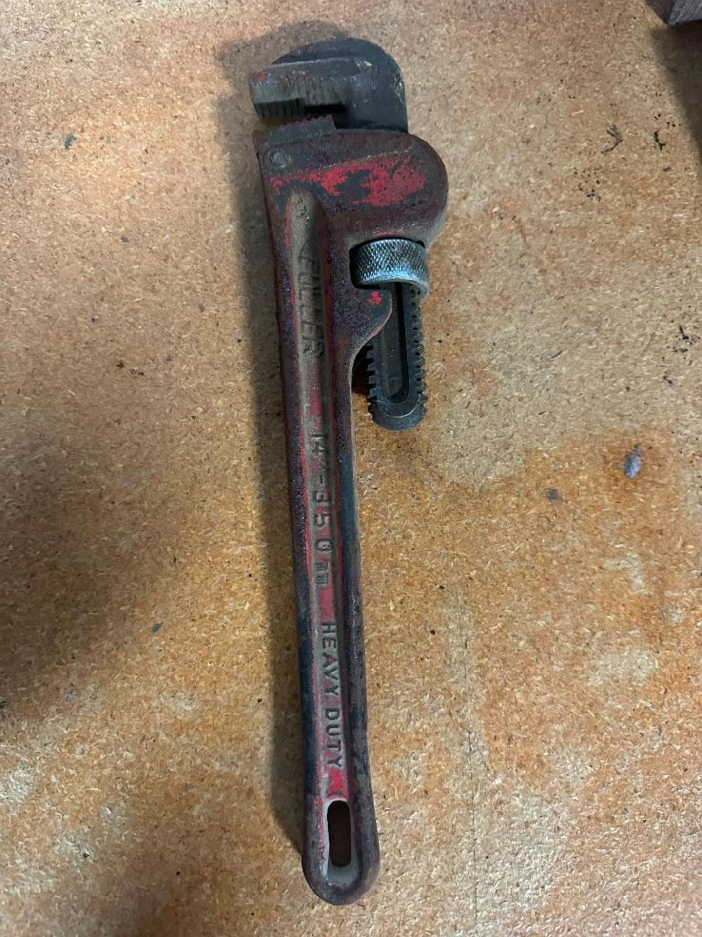 (1) 18" Fuller pipe wrench, (1) 14" Fuller pipe wrench, located in Mt. Pleasant, IA. - Image 2 of 3