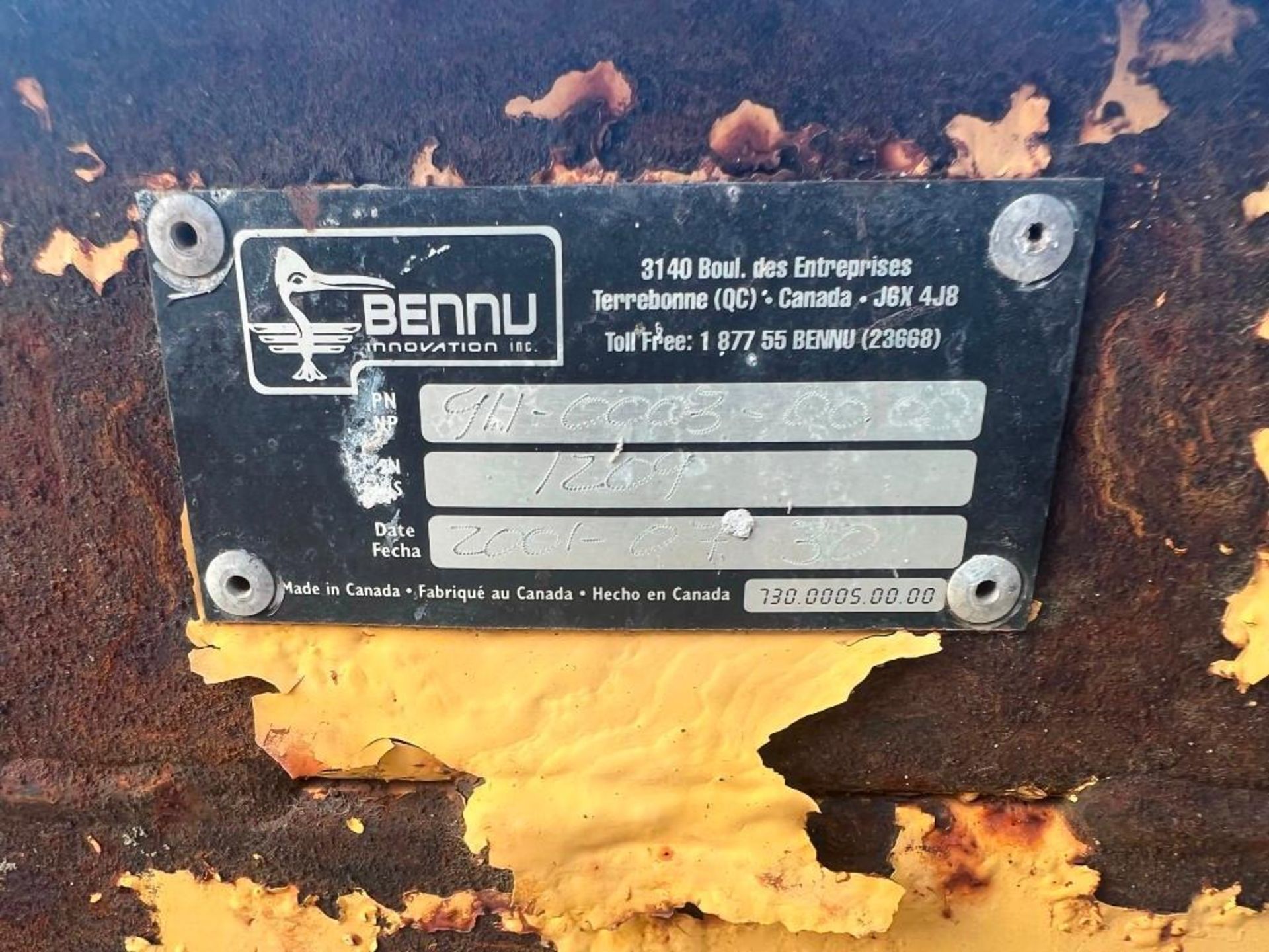 Bennu mast climbing work platform, located in Mt. Pleasant, IA. - Image 57 of 60