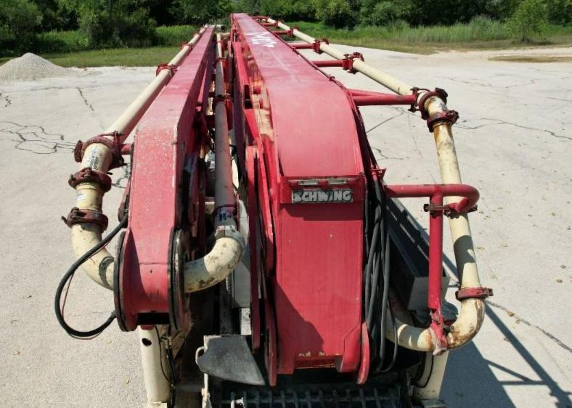 2003 Schwing 2525H-6/S61SX 61m on 2003 Mack MR688S 12x6 concrete pump truck, Mack 6 Cylinder 12.0 - Image 9 of 91