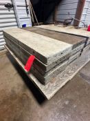 (10) 12" x 4' Wall-Ties aluminum concrete forms, smooth, 6-12 hole pattern, located in Mt. Pleasant,