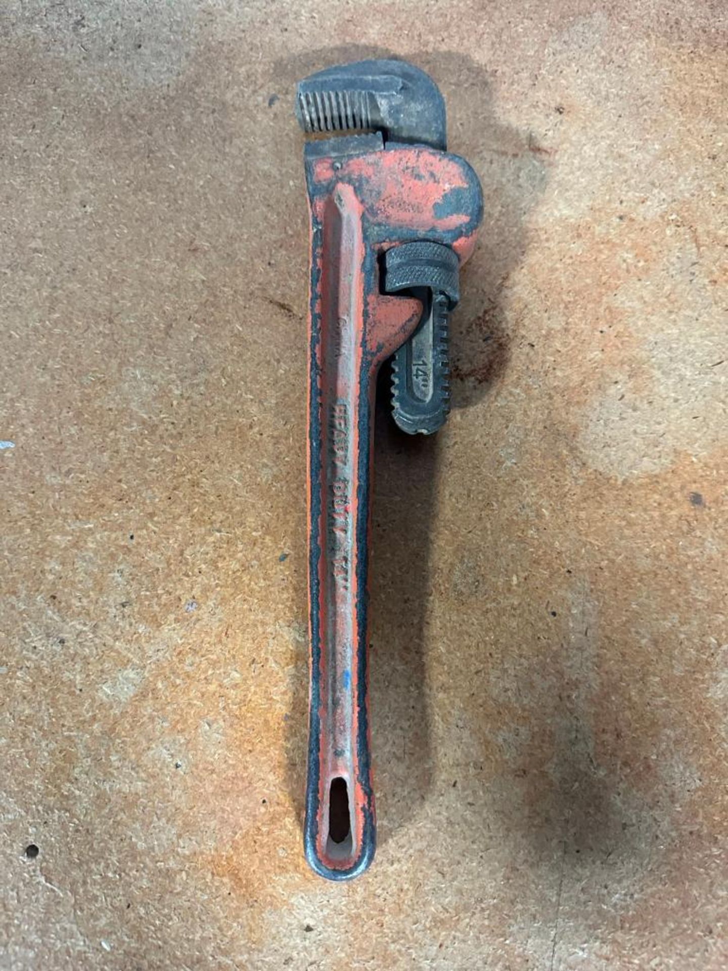 (2) 14" pipe wrench, located in Mt. Pleasant, IA. - Image 3 of 3