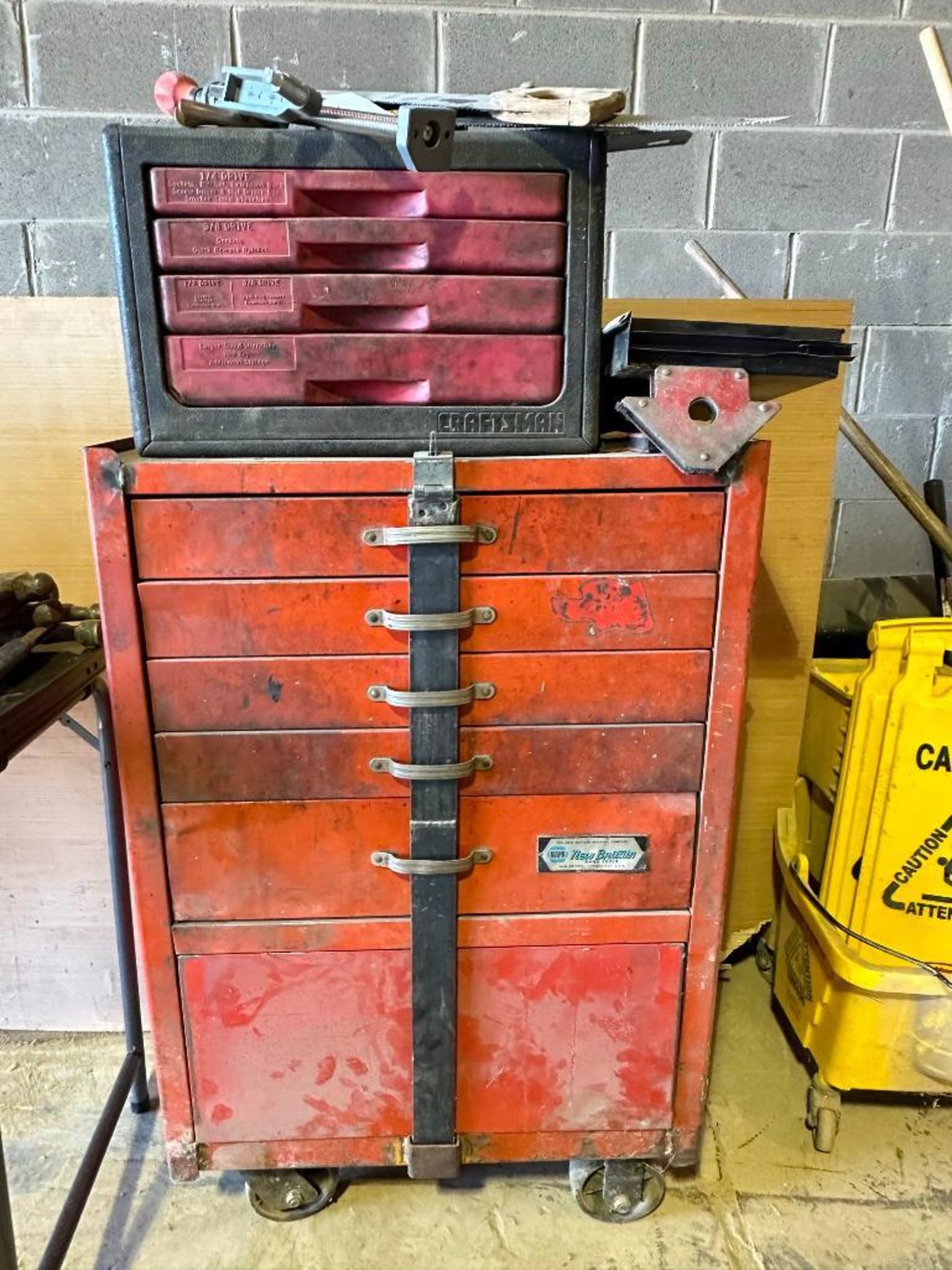 (2) toolbox with misc. tools