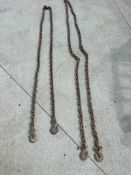(2) chain with hook