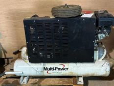 Multi-Power portable wheelbarrow air compressor; needs work.