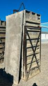 (20) 36" x 8' Tuf-n-lite aluminum concrete forms, smooth, 6-12 hole pattern, includes basket