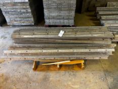 (1) Pallet of 7' Tuf-n-lite aluminum concrete forms, smooth, 6-12 hole pattern