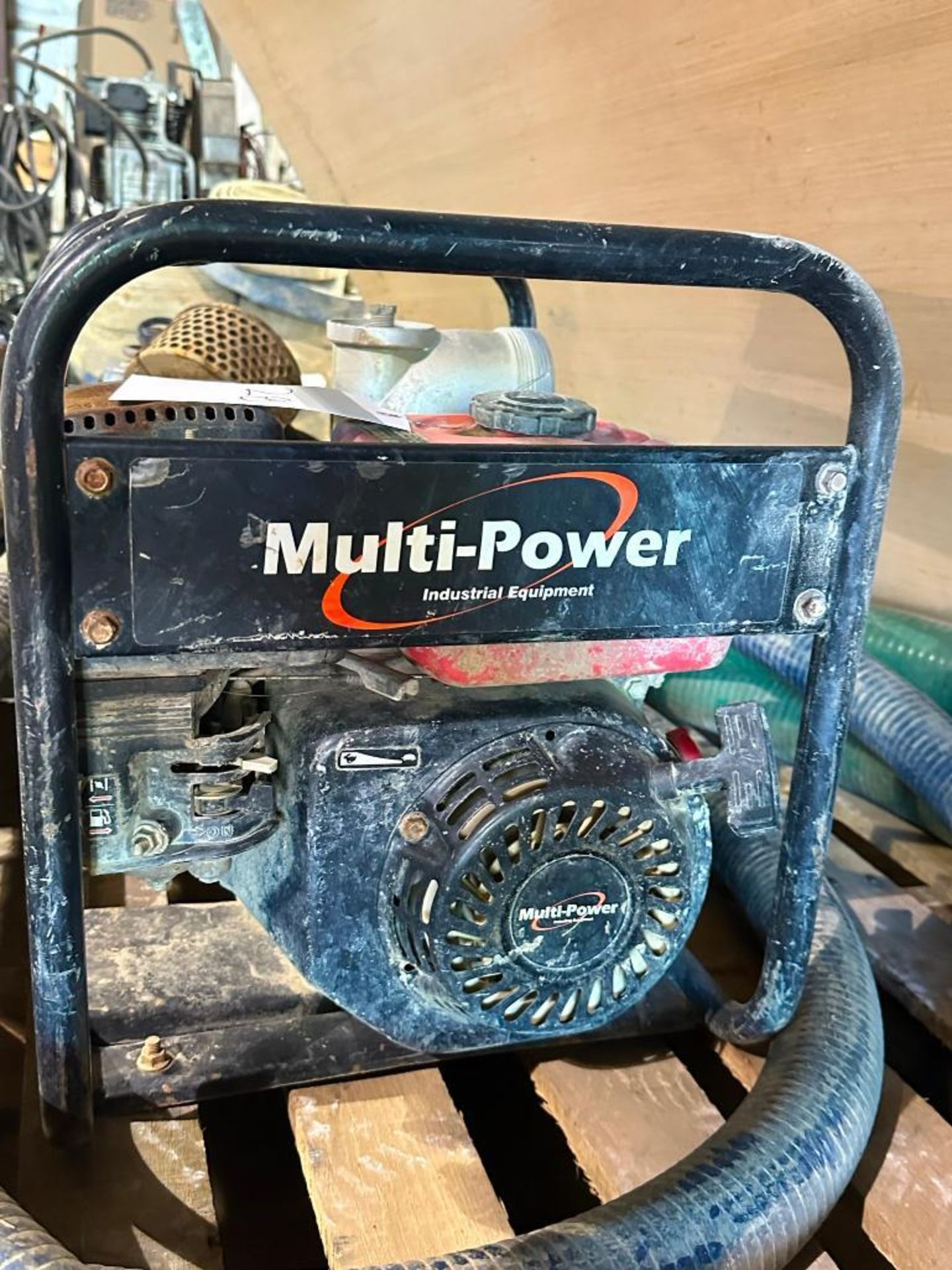 Multi-Power 4" trash pump, (1) 4" hose, (1) 2" hose - Image 2 of 6