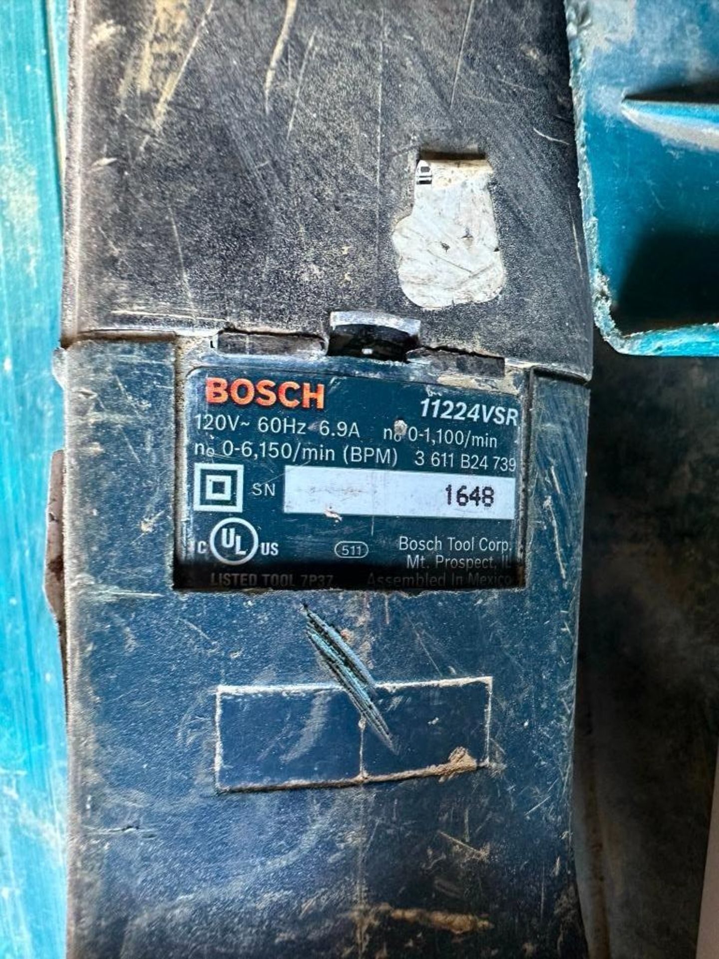Bosch Bulldog 11224VSR 7/8" rotary hammer drill - Image 3 of 3
