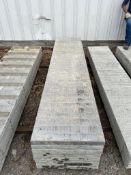 (8) 24" x 9' Western aluminum concrete forms, Vertex brick, 6-12 hole pattern. Located in