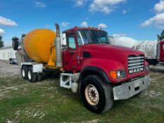 2007 Mack Granite CV513 Concrete Mixer Truck, Miles: 187k, Hours: 16,860, Maxitorque TM308M 8