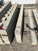 (10) 6" x 9' Western aluminum concrete forms, Vertex brick, 6-12 hole pattern. Located in