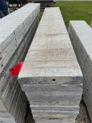 (16) 14" x 8' Western aluminum concrete forms, Vertex brick, 6-12 hole pattern. Located in Hopedale,