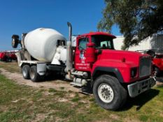 2001 Mack RD690S Concrete Mixer Truck, NON-RUNNING, miles showing: 92k, hours showing: 19,109, Eaton