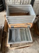 Pallet of Western Basement Window Frames