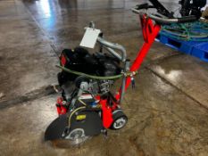 2013 Husqvarna Walk-Behind Concrete Saw, FS309, Serial # 2013-2900004, Subaru Engine. Located in Mt.