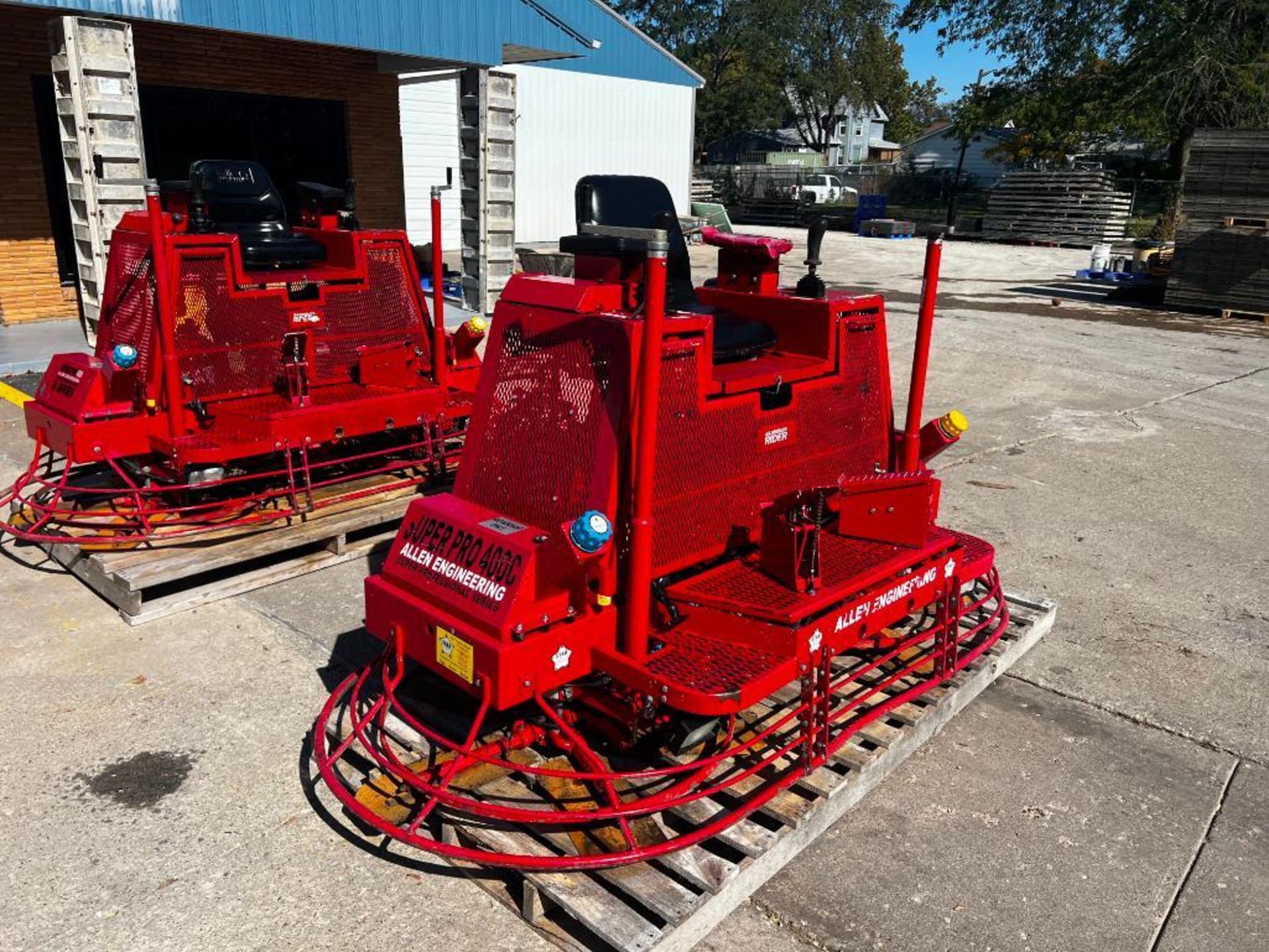 Allen Engineering Ride On Trowel, Super Pro 400C, Model 400C-SHD-PS, S/N: 40C0605002 Kubota V1505- - Image 3 of 19