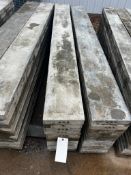 (10) 10" x 8' Wall-Ties aluminum concrete forms, smooth, 6-12 hole pattern. Located in Mt. Pleasant,