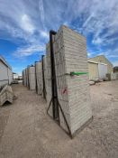 (16) 36" x 8' Western aluminum concrete forms, Vertex brick, 6-12 hole pattern.ÊBasket included.