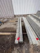 (7) 9' Ws Western aluminum concrete forms, Vertex brick, 6-12 hole pattern. Located in Hopedale,