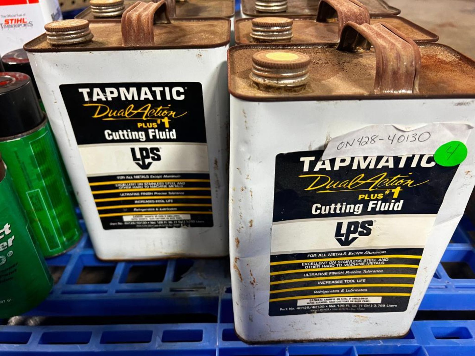 Pallet of Tapmatic Dual Action Plus #1 Cutting Fluid, CRC Industrial Contact Cleaner 2000, Slip - Image 2 of 5