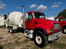 2004 Mack Granite CV513 Concrete Mixer Truck, Miles: 172k, Hours: 19,696, Maxitorque TM308 8 speed