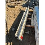 (2) 4" x 4" x 9' ISC Full, Western Aluminum Concrete Forms, Smooth, 6-12 Hole Pattern, Located in