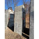 (16) 36" x 9' Western Aluminum Concrete Forms, Smooth, 6-12 Hole Pattern, with attached hardware,