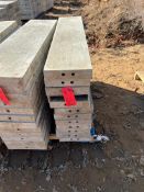 (12) 10" x 4' Western Aluminum Concrete Forms, Smooth, 6-12 Hole Pattern, Located in Latham, NY.