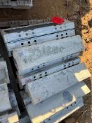 (8) 6" x 4" x 2' ISC Full, Western Aluminum Concrete Forms, Smooth, 6-12 Hole Pattern, Located in