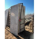 (17) 36" x 8' Western Aluminum Concrete Forms, Smooth, 6-12 Hole Pattern, with attached hardware,