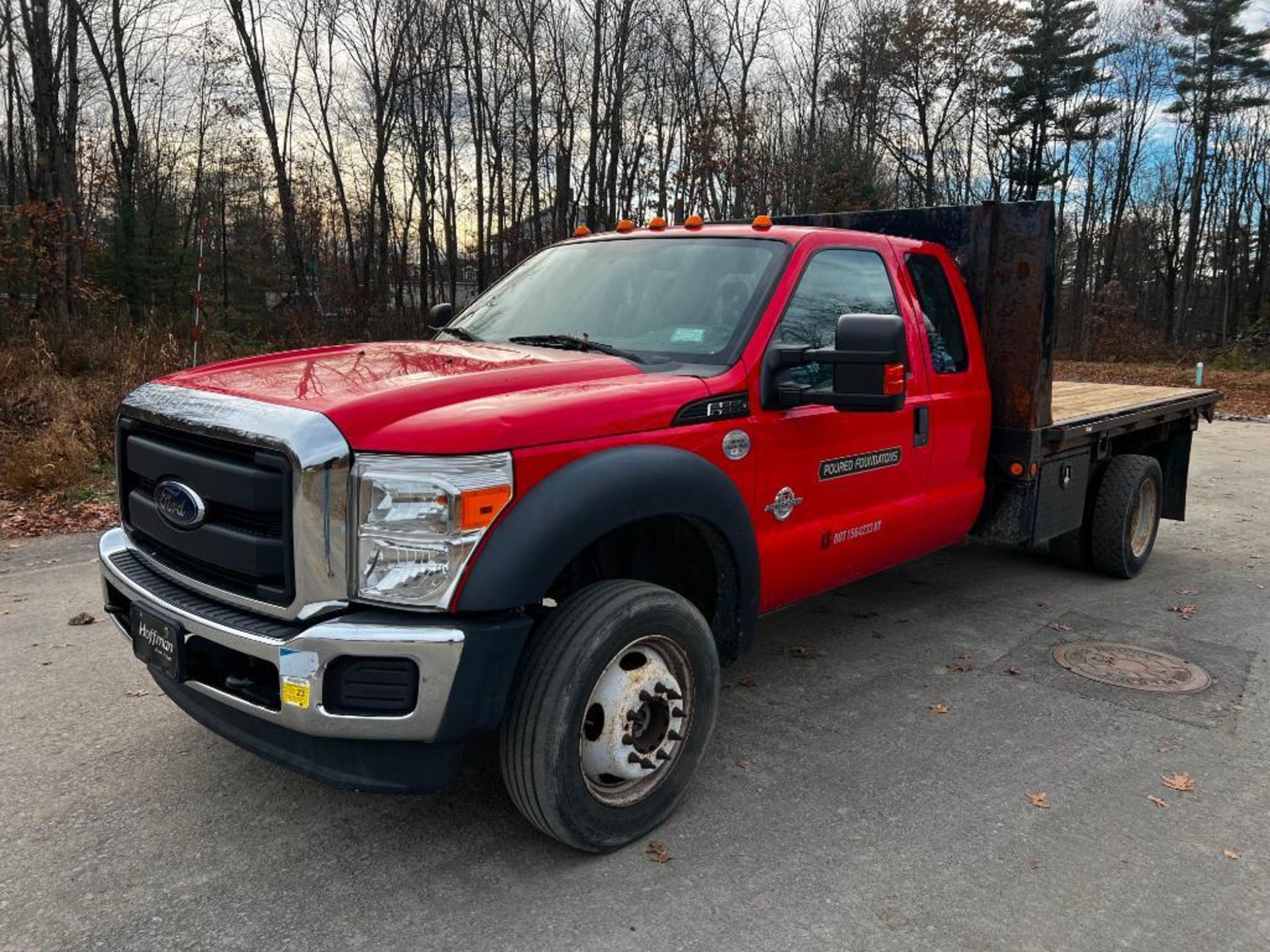 2016 Ford F550 Super Duty Power Stroke 6.7L truck, 4x4, dually, 98,306 miles, 8' x 12' flatbed, VIN: - Image 2 of 31