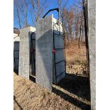 (16) 36" x 9' Western Aluminum Concrete Forms, Smooth, 6-12 Hole Pattern, with attached hardware,