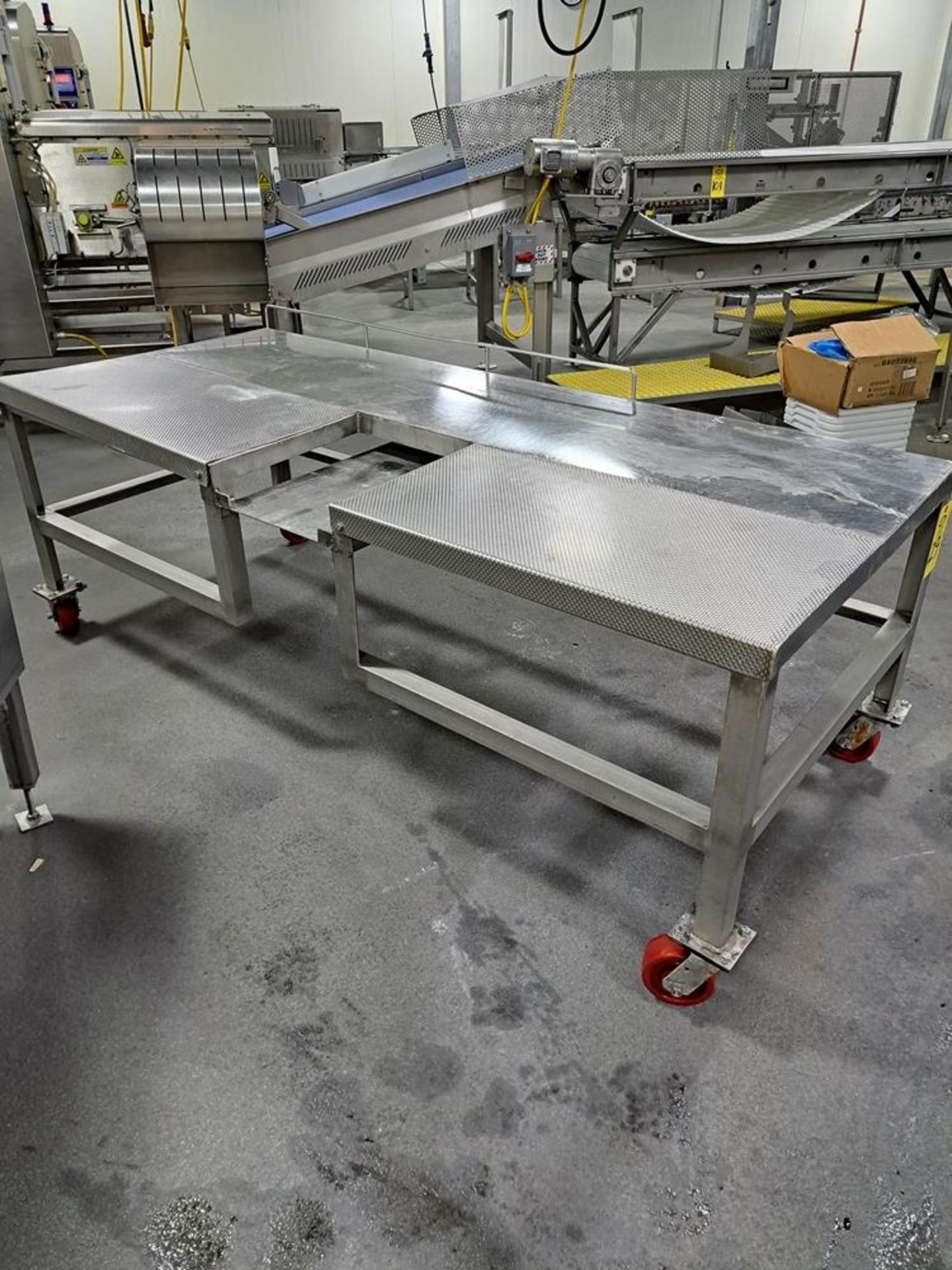 Stainless Steel Portable Pack-off Table, 36" W X 7' L X 30" T: Required Loading Fee $50.00, Rigger-