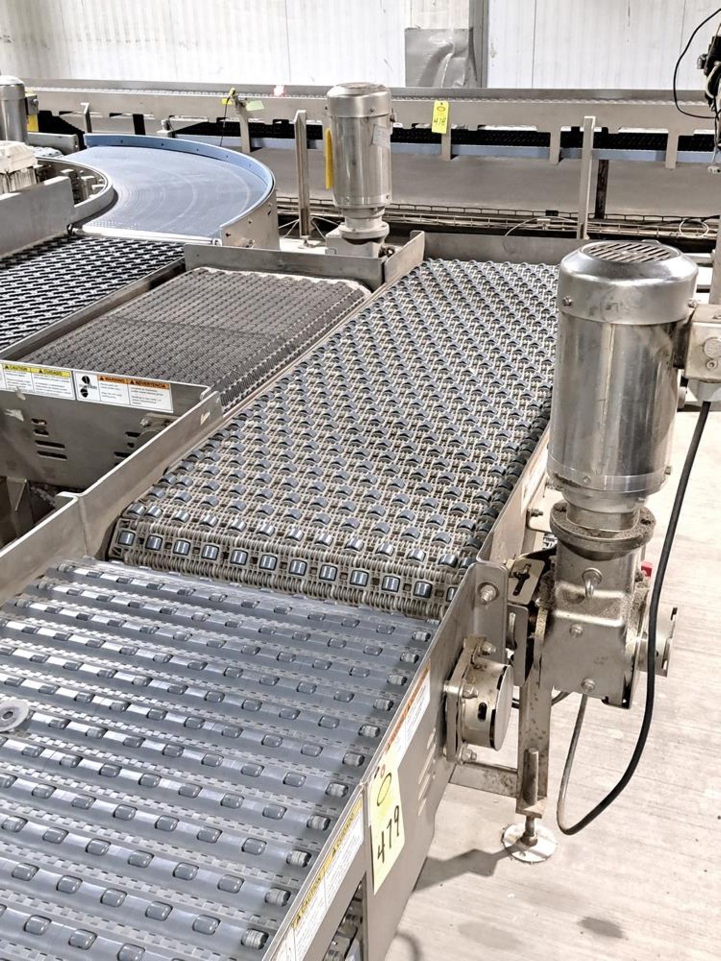 LINE 3 Lot (4) Stainless Steel Frame Conveyors, (2) 24" W X 10' L, (1) 24" W X 25' L, (1) 24" W X 6' - Image 3 of 4