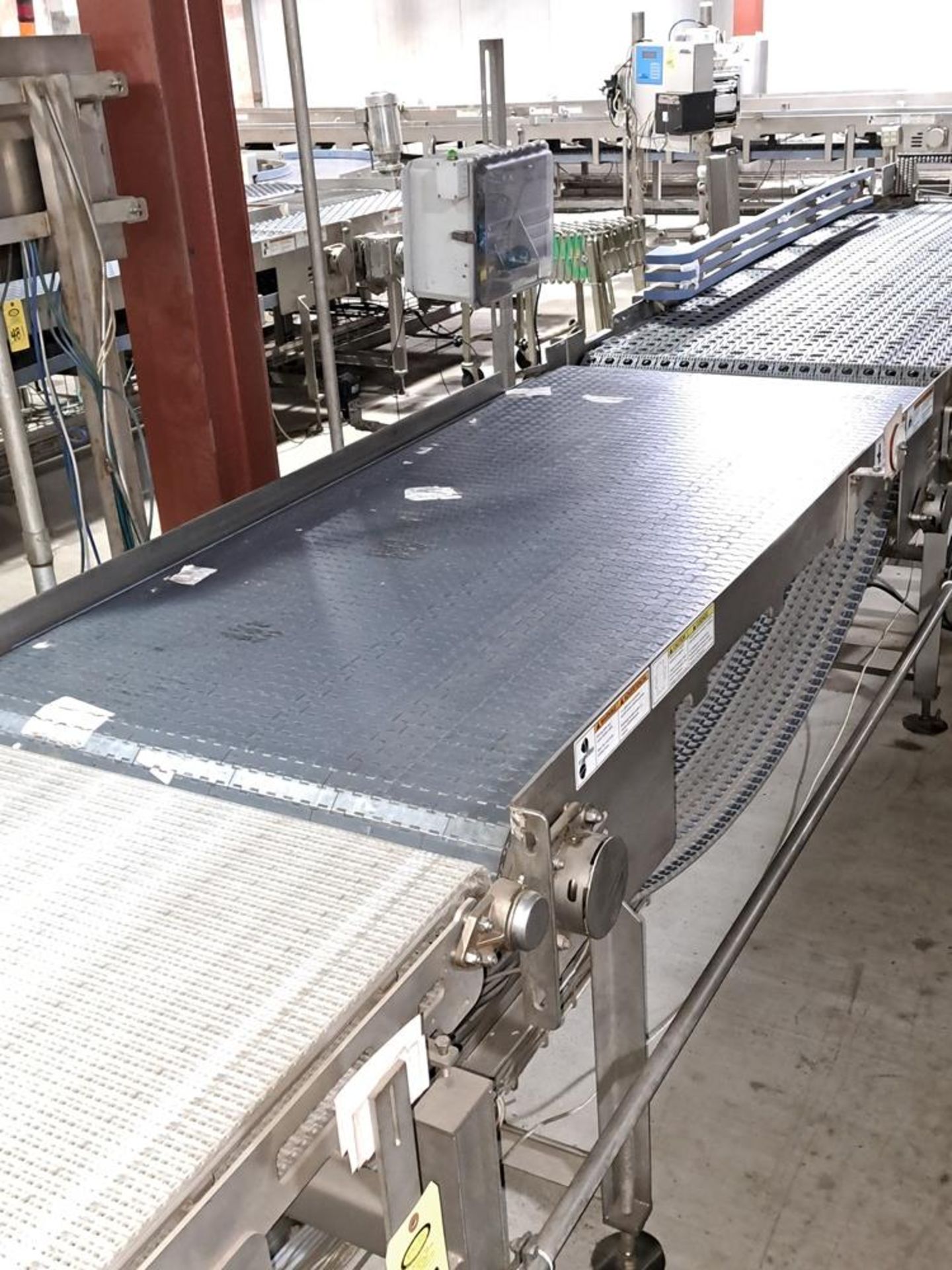 LINE 4 Lot (14) Stainless Steel Frame Conveyors, (1) 43" W X 24" L, (1) 43" W X 6' L, (1) 36" W X - Image 5 of 12