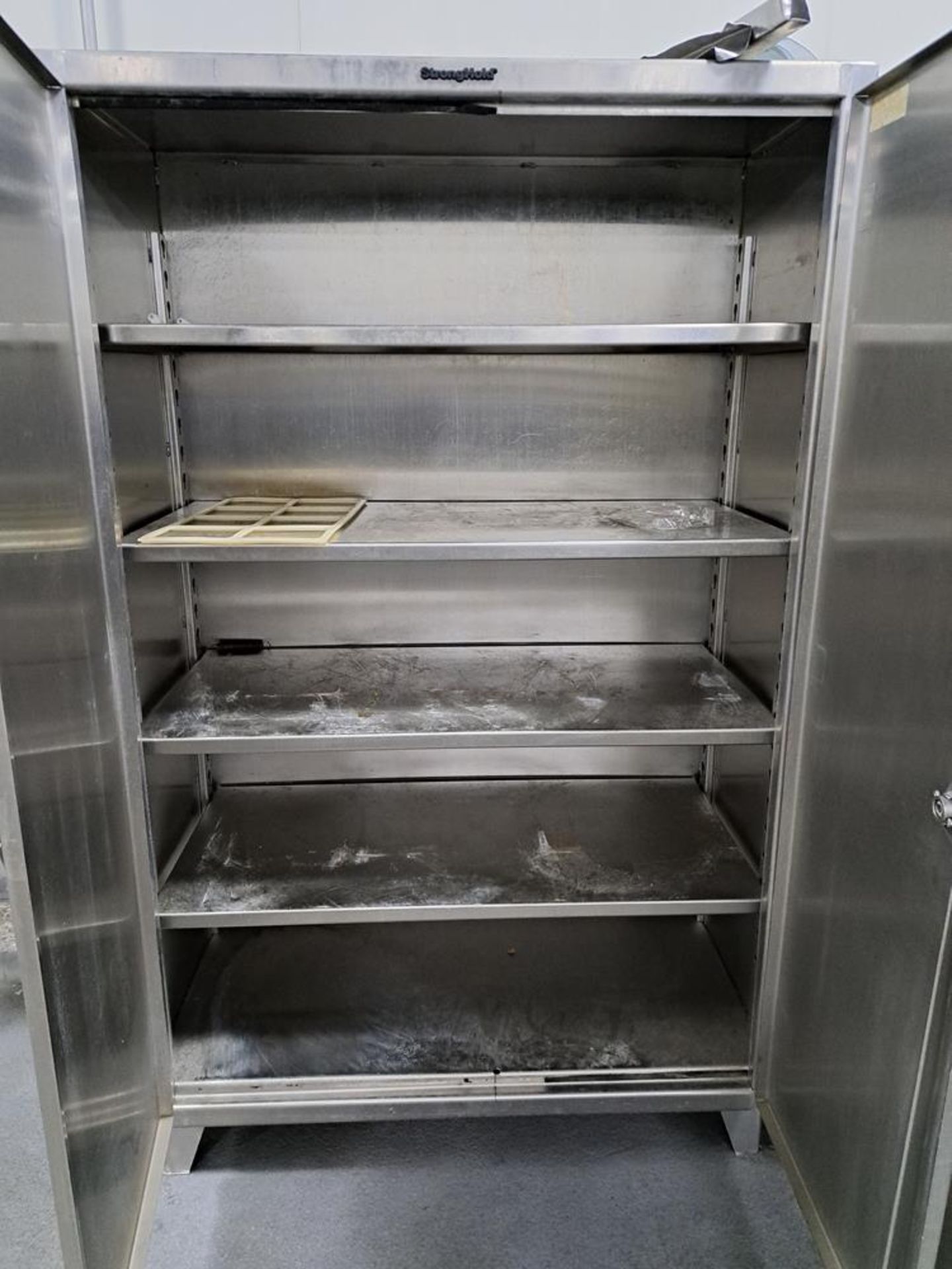 Stronghold Stainless Steel Cabinet, 48" W X 22" D X 78" T, 5-shelves: Required Loading Fee $75.00, - Image 2 of 2