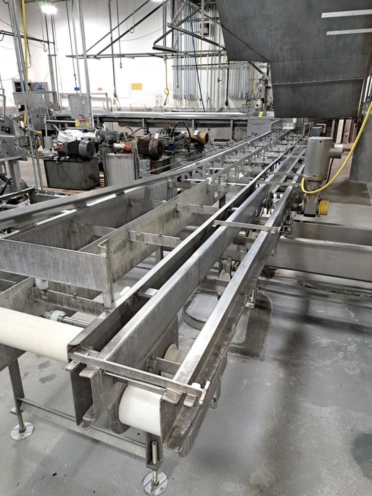 Stainless Steel Double Conveyor, 28" W X 50' L, 8" W X 30' L: Required Loading Fee $500.00, Rigger- - Image 3 of 5