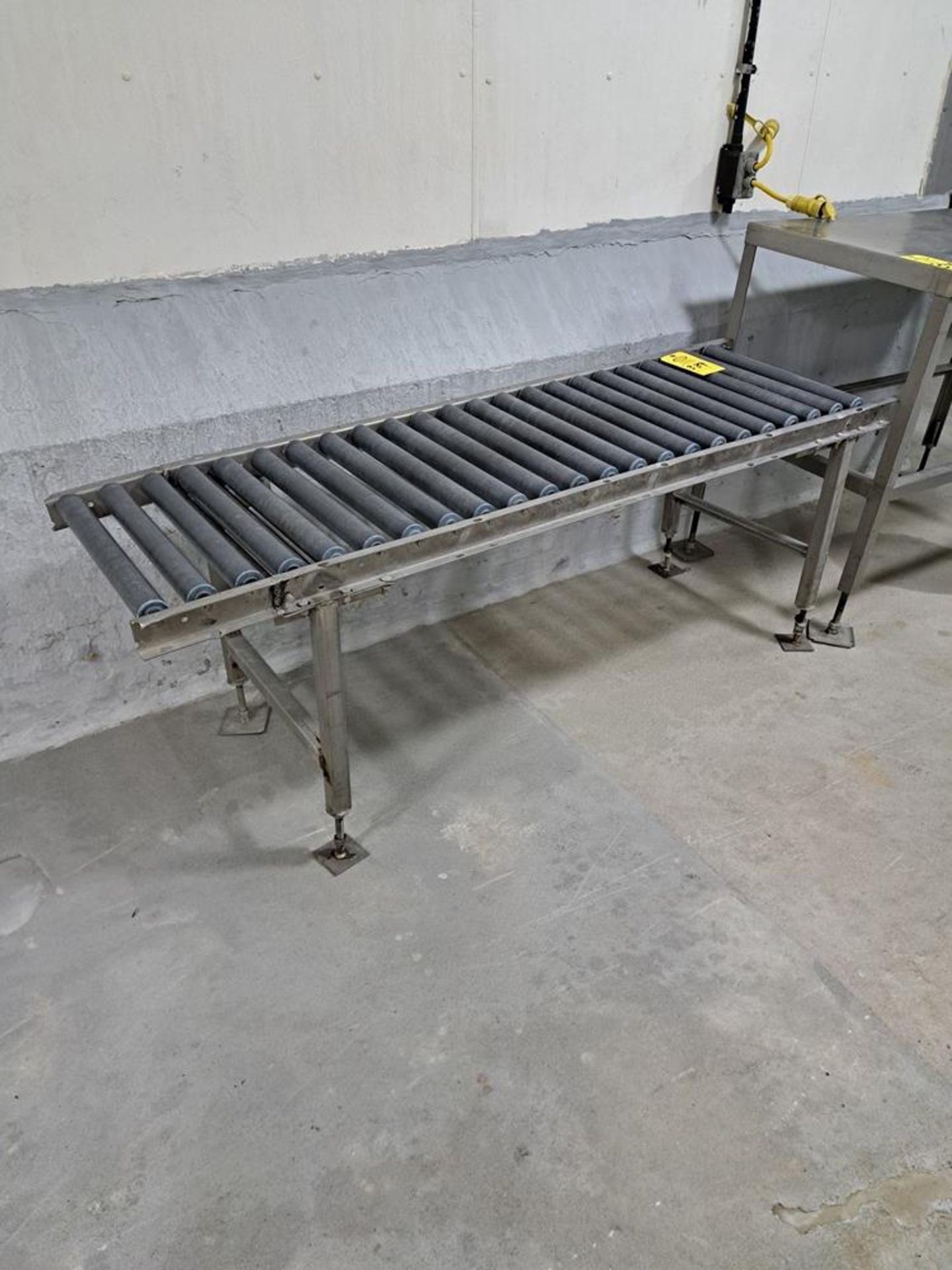 Lot Roller Conveyor, (1) 18" W X 10' L, (1) 24" W X 4' L, (1) 16" W X 3' L: Required Loading Fee $ - Image 2 of 2