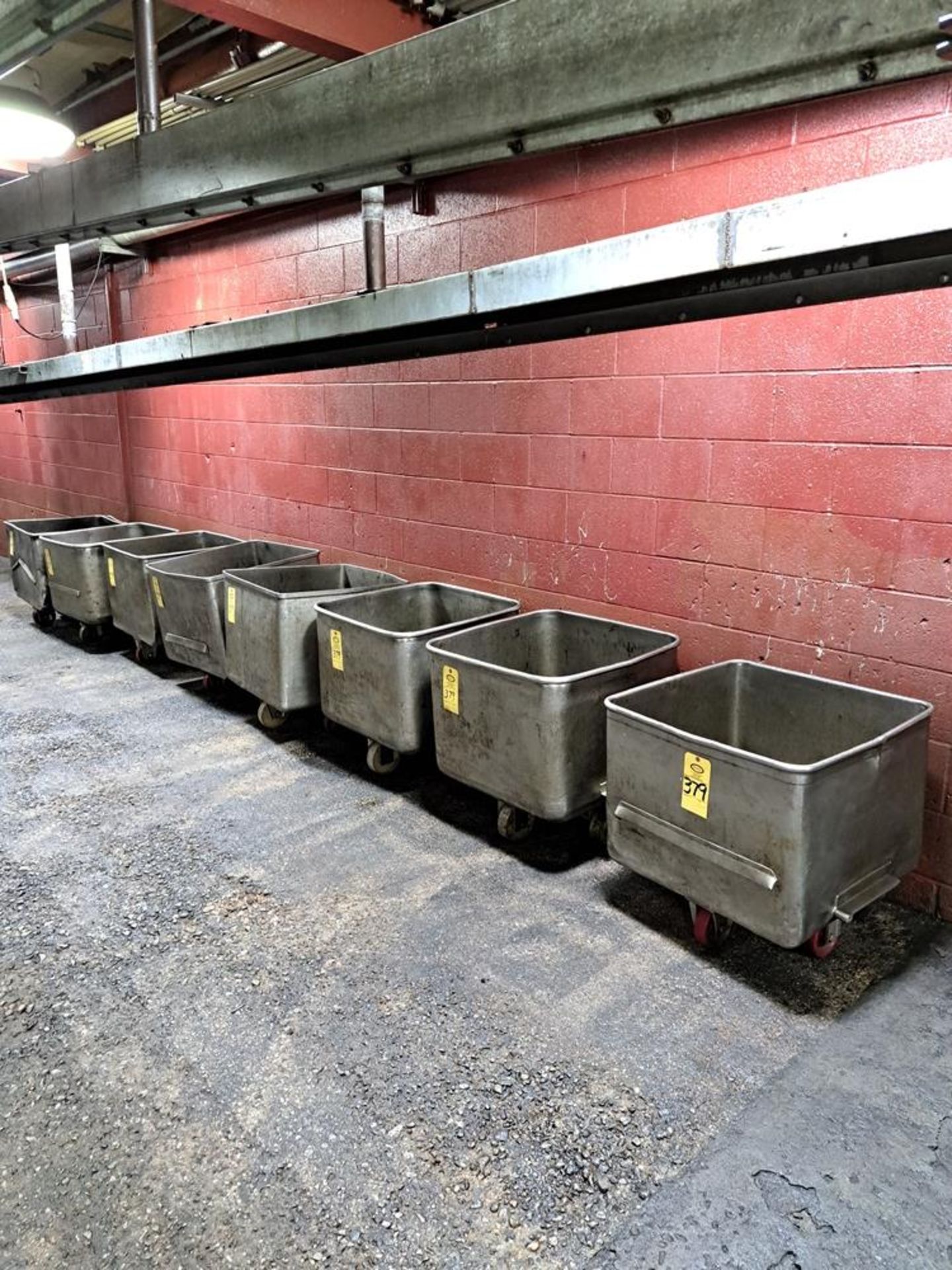 Stainless Steel Dump Buggies, 400 Lb. capacity: Required Loading Fee $250.00, Rigger-Norm Pavlish,