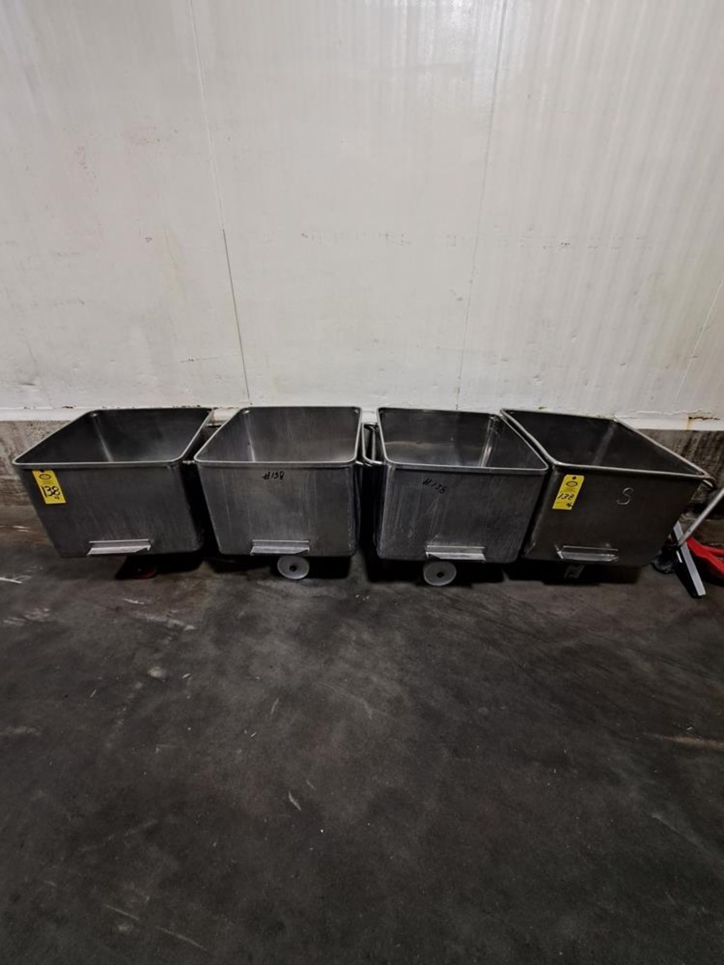 Stainless Steel Dump Buggies, 400 Lb. capacity: Required Loading Fee $100.00, Rigger-Norm Pavlish,