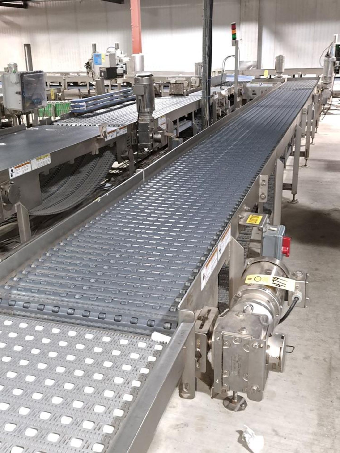 LINE 3 Lot (4) Stainless Steel Frame Conveyors, (2) 24" W X 10' L, (1) 24" W X 25' L, (1) 24" W X 6' - Image 2 of 4